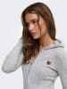 ONLY Kapuzenpullover in Light Grey Melange