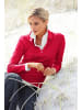 Heine Langarm-Poloshirt in rot
