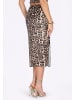 faina Women Skirt in beige multicolor leo