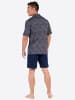HOM Pyjama Short Sleepwear Vineyard in navy print