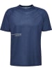 Hummel T-Shirt "Court Aop Light Weight T-Shirt" in Blau