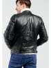 CBL Herren Lederjacke  in schwarz