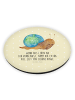 Mr. & Mrs. Panda Rund Magnet Schnecke Sir mit Spruch in Gelb Pastell