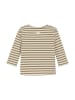 Noppies Langarmshirt Seguin in Stripe pattern Medium Brown