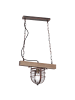 Licht-Erlebnisse Pendelleuchte (B)16 x (L)40 cm in Kupfer Antik Holz (hell)Kupfer Antik Holz (hell)