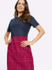 Heine Bleistiftkleid in fuchsia-darkblue-gemustert