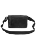 Sansibar Gürteltasche echt Leder in schwarz