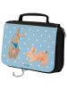 Mr. & Mrs. Panda beautycase Hasen Muschel ohne Spruch in Blau Pastell
