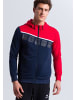 erima 5-C Trainingsjacke mit Kapuze in new navy/rot/weiss