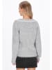 IZIA Women Sweater in light grey melange