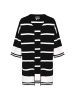 DreiMaster Maritim Women Cardigan in black white stripe