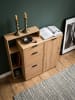 KADIMA DESIGN Schuhschrank Eiche-Dekor 98x110x30 cm Schuhkipper Geschlossen,