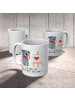 Mr. & Mrs. Panda Henkelbecher Koala Künstler mit Spruch in Weiß