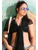 styleBREAKER Sonnenbrille in Gold / Lila verspiegelt