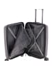 Gladiator 2800 4 Rollen Kabinentrolley 55 cm mit Dehnfalte in black