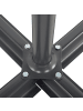 Beliani Ampelschirm RAVENNA in Beige/Schwarz - (W) 300 x (H) 240 x (L) 300 cm