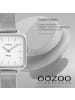 Oozoo Analog-Armbanduhr Oozoo Vintage Series silber extra groß (ca. 26x26mm)