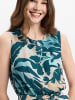 BETTY & CO Kleid in petrol aprikot - 0001