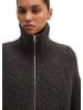 Marc O'Polo Zip-Cardigan loose in Stone Brown Melange