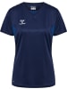 Hummel Sportshirt "Hmlauthentic Pl Jersey S/S Woman" in Blau