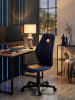 KADIMA DESIGN Jugenddrehstuhl Ergonomisch | Hohe Rückenlehne, Mesh, bis 60kg in Blau