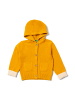 Little Green Radicals Bio-Strickjacke mit Kapuze in Gold