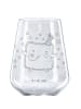 Mr. & Mrs. Panda Glas Rotwein Toast Party ohne Spruch in Transparent