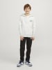 JACK & JONES Junior Kapuzenjacke in White Melange