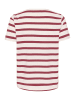 Cream T-shirt CRLarsa Regular fit in Red Melange Stripe