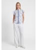 usha WHITE LABEL Women Blouse in Blue White