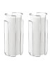 Wenko Toilettenpapier-Ersatzrollenhalter Chrom 2er Set in Chrom