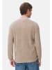 Camel Active Kernige Strickjacke aus Baumwollgemisch in Beige