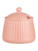 IB Laursen Zuckerschale Mynte Steingut in coral almond