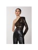 Patrizia Pepe Braun Acetat Tank Tops