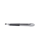 relaxdays Grillzange in Silber/ Schwarz - 38 cm