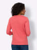 Sieh an! Sweatshirt in koralle