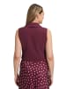 Vera Mont Sommerweste mit Kragen in Deep Dahlia