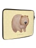 Mr. & Mrs. Panda Laptop Tasche Wombat ohne Spruch in Gelb Pastell