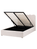 Beliani 2-tlg Doppelbett NANTERRE in Beige