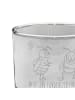 Mr. & Mrs. Panda Trinkglas Hummeln Kleeblatt mit Spruch in Transparent
