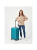 Redolz Pro ABS 4 Rollen Trolley 65 cm mit Dehnfalte petrol