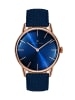 August Berg Armbanduhr Serenity Deep N°4 in rosegold sunray_blue