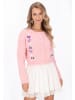 IZIA Cardigan in rose