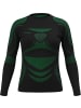 normani Funktionsunterwäsche Set Hemd + Hose Unisex in Schwarz/Grün