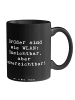 Mr. & Mrs. Panda Geschenktasse Spruch Bruder WLAN mit Spruch in Schwarz
