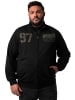Men Plus Sweatjacke in schwarz