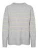 Vero Moda Strickpullover in Light Grey Melange