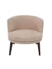 Angel Cerdá Sessel 5108 in Creme / Braun – (B)74 x (H)70 x (T)71 cm