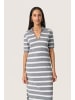 Soaked in Luxury Kleid SLSpina Relaxed fit in Grey Melange w Broken White