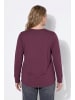 Ulla Popken Langarmshirt in burgunder